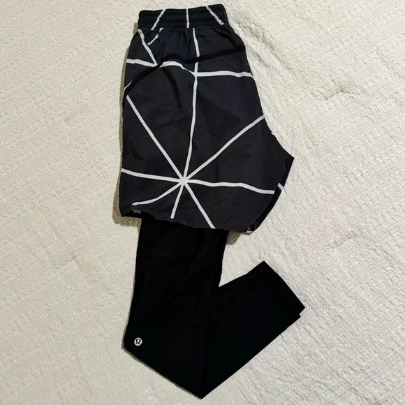 Lululemon 2-in-1 Shorts w/ Tights - Picture 3 of 5